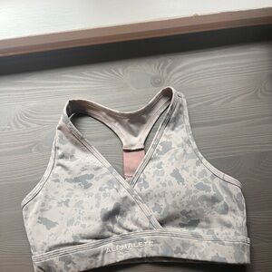 Alphalete Gray Camo Sports Bra